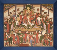 Bodhisattva Jijang (Ksitigarbha) and the Ten Kings of Hell by Anonymous