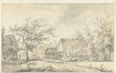 Boerderijen bij Beilen in Drenthe by Egbert van Drielst