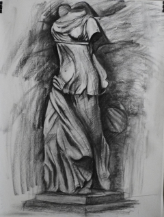 Broken history II Nike of Samothrace by Skopelitis Konstantinos