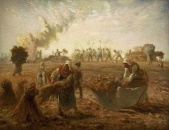 Buckwheat Harvest, Summer by Jean-François Millet