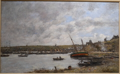 Camaret Harbor by Eugène Boudin