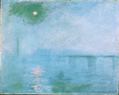 Charing Cross Bridge: Fog on the Thames by Claude Monet