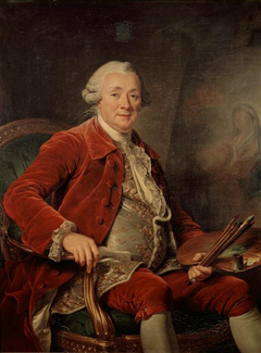 Charles Amédée Philippe Van Loo (1719-1795) by Adélaïde Labille-Guiard