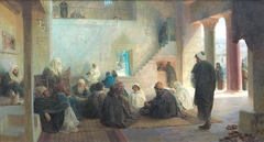 Christ among the doctors by Vasily Polenov