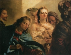 Christ with the Woman Taken in Adultery by Giovanni Domenico Tiepolo