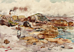 Coastal Landscape by G. P. Nerli