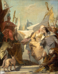 Continence of Scipio by Francesco Zugno