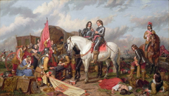 Cromwell in the Battle of Naseby in 1645 by Charles Landseer