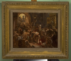 Death of Tęczyński in the Franciscan church by Jan Matejko