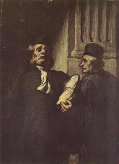 Deux Avocats by Honoré Daumier