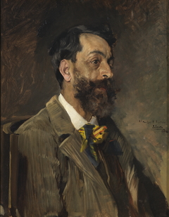 El pintor Juan Espina y Capo by Joaquín Sorolla