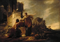 Eleazar and Rebecca at the Well by Jacob Hogers