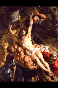 Elevation of the Cross (central panel) by Peter Paul Rubens