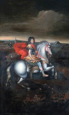 Equestrian Portrait of Louis XIV by Pierre Mignard