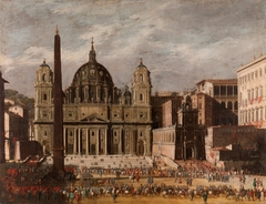 Exterior of Saint Peter’s, Rome by Viviano Codazzi