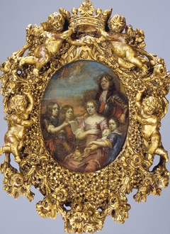 Family Portrait of Willem Hadriaan of Nassau, Lord of Odijk, with his Wife and Children by Gerard Hoet I