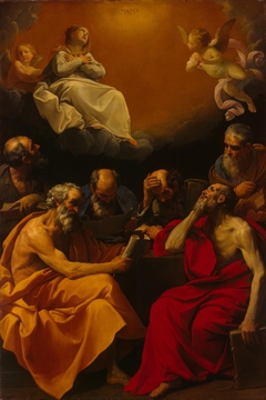 Fathers of the Church Disputing the Dogma of the Immaculate Conception by Guido Reni