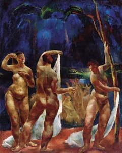 Female Bathers by Vilmos Aba-Novák