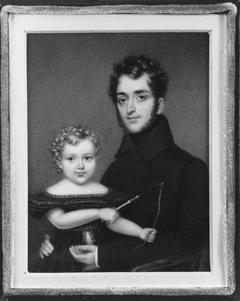 Ferdinand Sands and his Son Joseph by Nathaniel Rogers