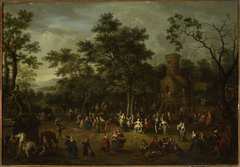 Festivity in a park by Franz de Paula Ferg