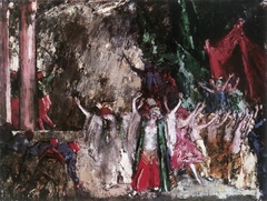 Finale (Stage Scene) by János Vaszary