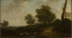 Forest landscape by Francesco Giuseppe Casanova