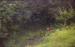 Fox in the Wood by Carl Schøyen