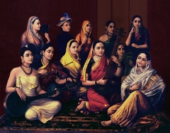 Galaxy of Musicians by Raja Ravi Varma