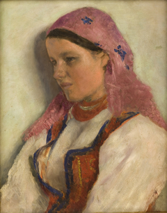 Girl from Bronowice by Aleksander Gierymski