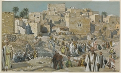 He Went Through the Villages on the Way to Jerusalem by James Tissot