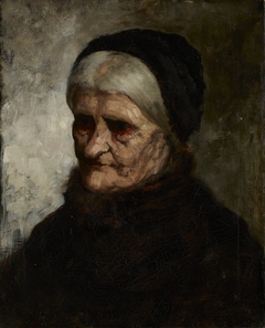 Head of an Old Woman by Robert Koehler