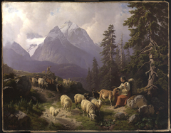 Heimkehr von der Alm by Robert Eberle