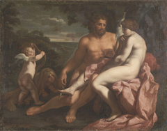 Herkules und Omphale by Carlo Cignani