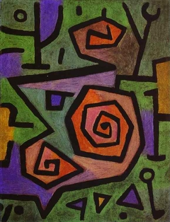 Heroische Rosen by Paul Klee