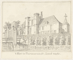 Het slot te Purmerend by Cornelis Pronk