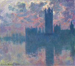 Houses of Parliament, Sunset by Claude Monet