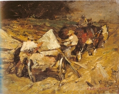 In the Quarry by Friedrich Eckenfelder