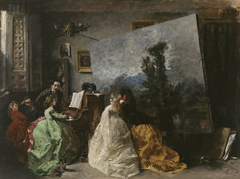 Interior del estudio de Muñoz Degrain en Valencia by Francisco Domingo Marqués