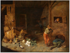 Interior of a Farmhouse by David Teniers the Younger