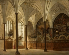 Interior of the Artus Court in Gdańsk. by Anonymous