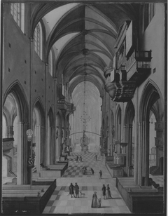 Interior view of the St. Lorenz church in Nuremberg by Christian Stöcklin