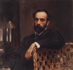 Isaac Levitan by Serov by Valentin Serov