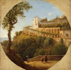 Italian Landscape by Pierre-Athanase Chauvin