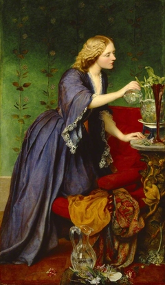 Jane 'Jeanie' Elizabeth Hughes, Mrs Nassau John Senior (1828-1877) by George Frederic Watts