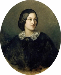 Jane Octavia Elton, Mrs William Brookfield (1821-1896) by Albert Ludovici