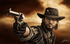 John Marston - Red Dead Redemption by Jose Aubele