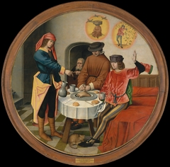 Joseph Interpreting the Dreams of His Fellow Prisoners by Master of Affligem