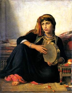 Joueuse De Tambourin by Félix-Auguste Clément