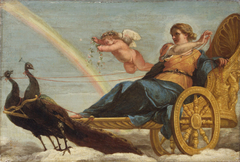 Juno auf dem Pfauenwagen by Andrea Sacchi