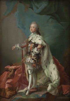 King Frederik V of Denmark in Anointing Robes by Carl Gustaf Pilo